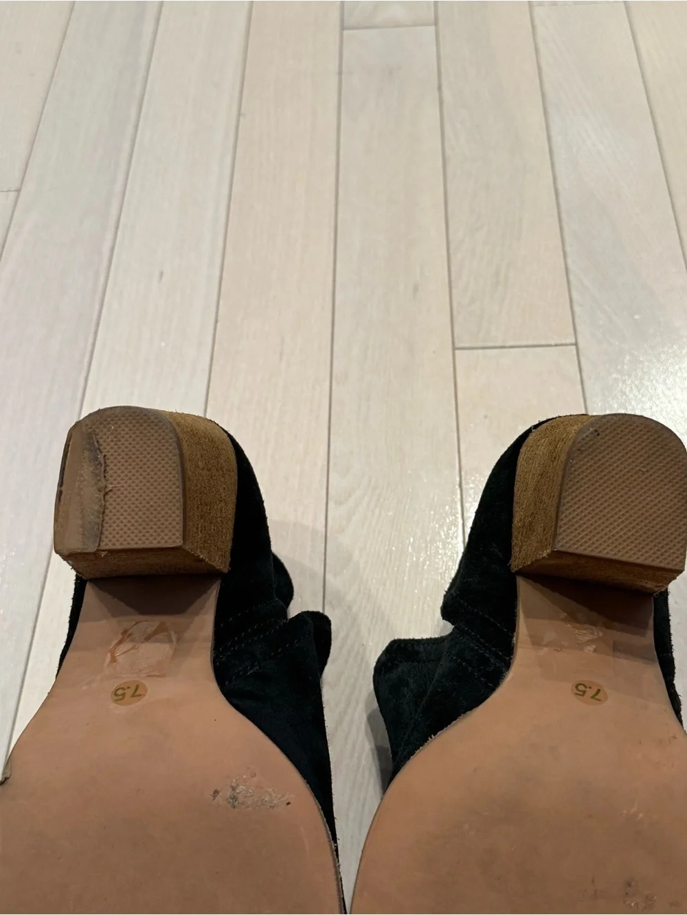 Jeffrey Campbell Black Suede Cutout Booties - Picture 4 of 6